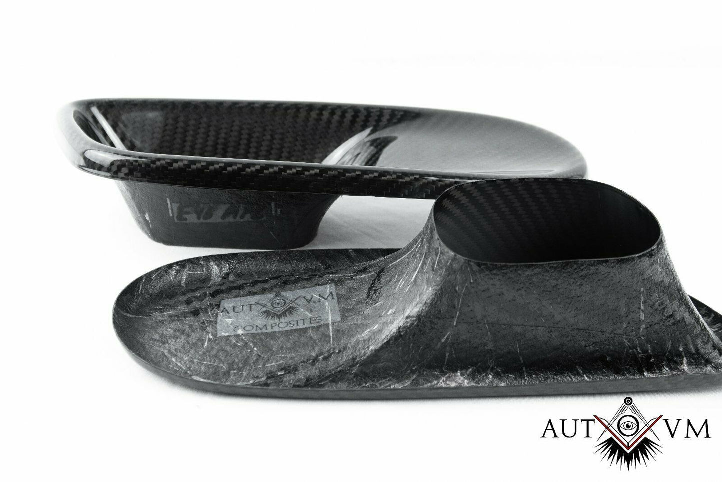 BMW E46 Carbon Nebelscheinwerfer Luftführung 7