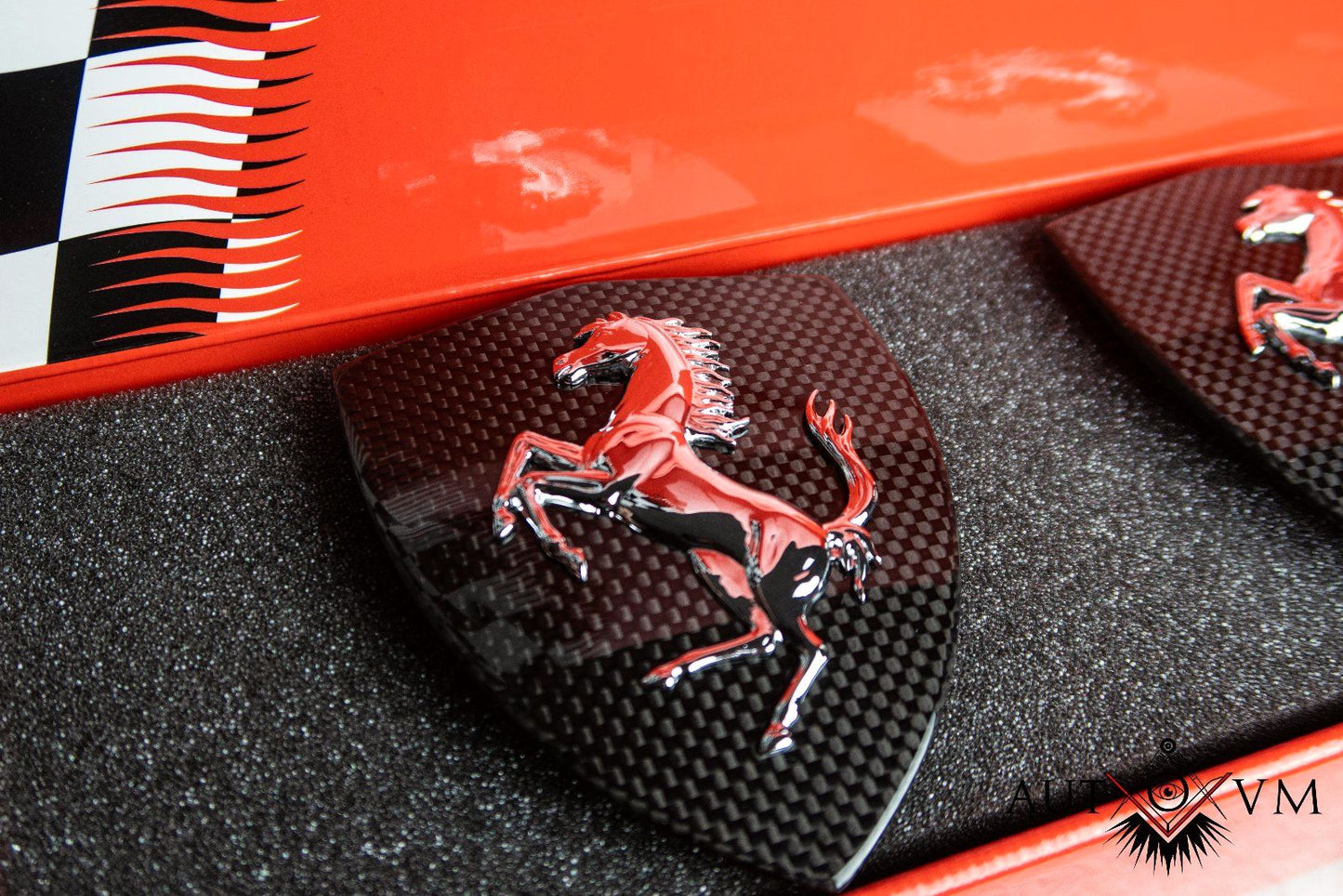 Ailes Ferrari 458 Carbon Scuderia Emblèmes