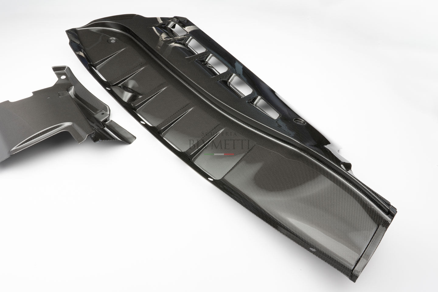 4x garnitures de couvercle de compartiment moteur en carbone pour Ferrari F430 Coupé