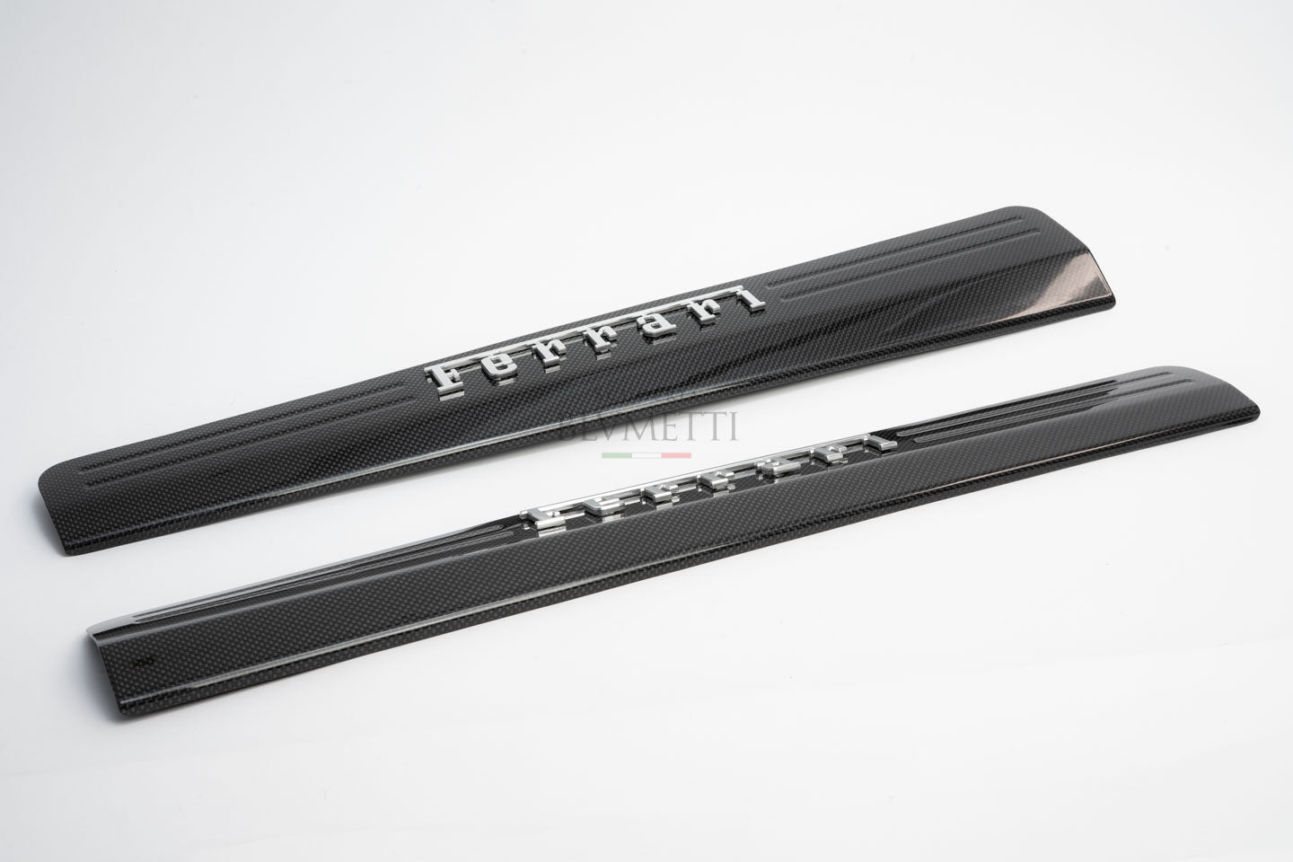Ferrari 458 Carbon Einstiegsleiste link & rechts mit Aufschrift