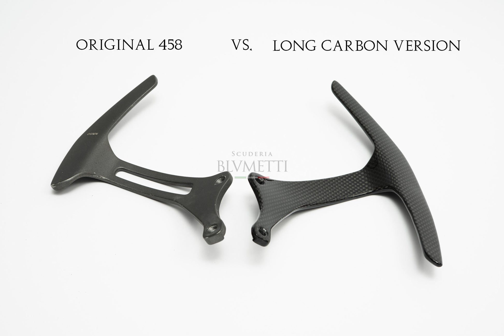 Ferrari 458 Carbon Paddles Long Version 3