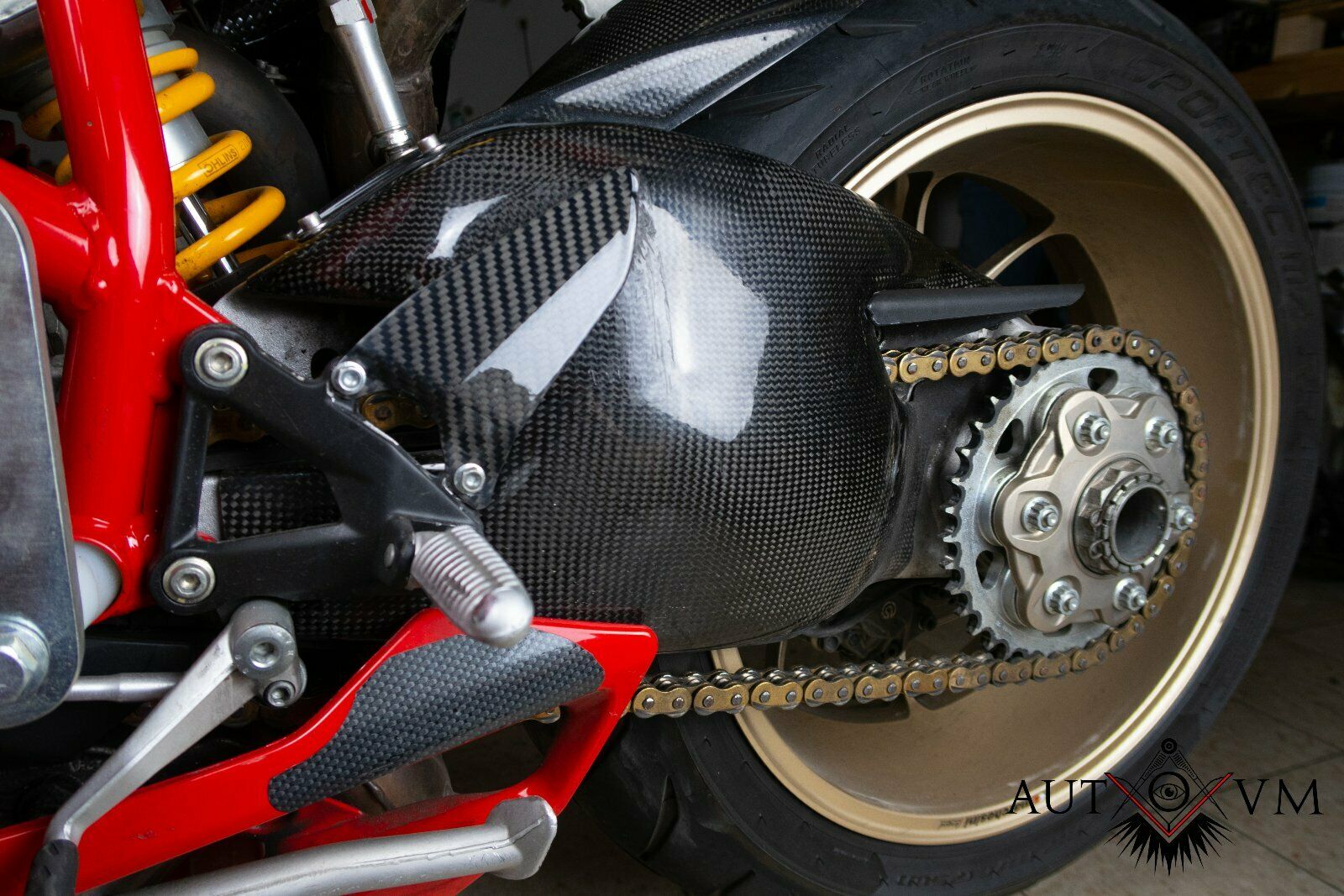 Ducati 1098 SPS Carbon Fersenschuetzer Fersenschoner