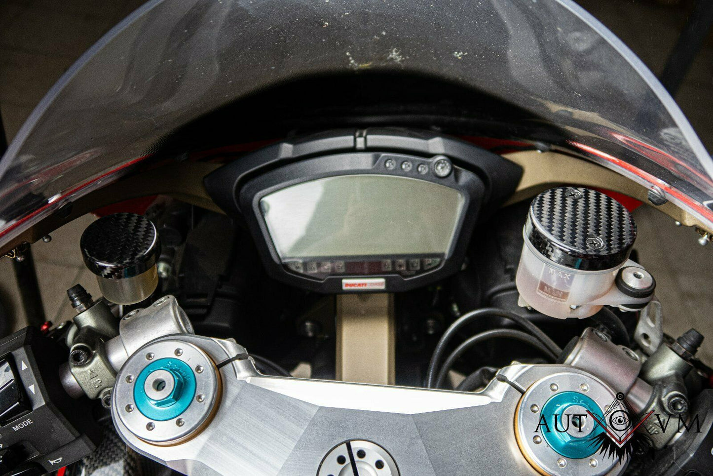Ducati Carbon Bremsflüssigkeitsbehälter Deckel 9