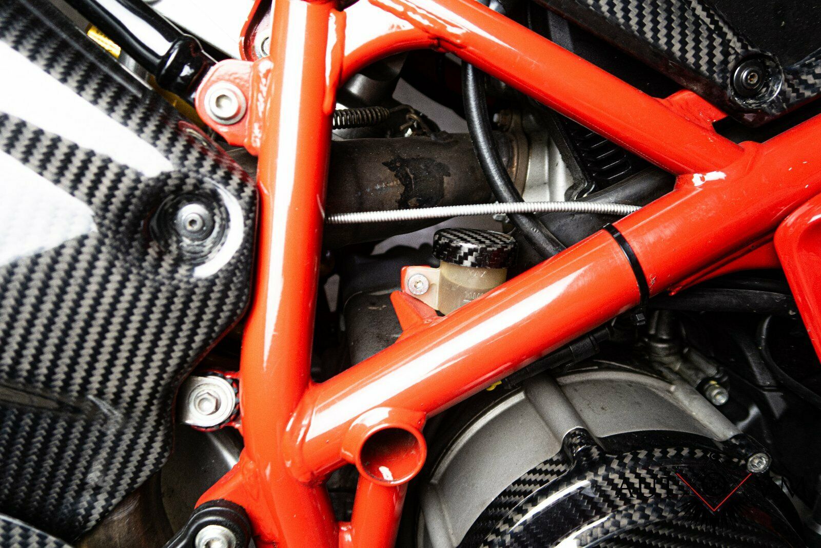 Ducati Carbon Bremsflüssigkeitsbehälter Deckel klein 2