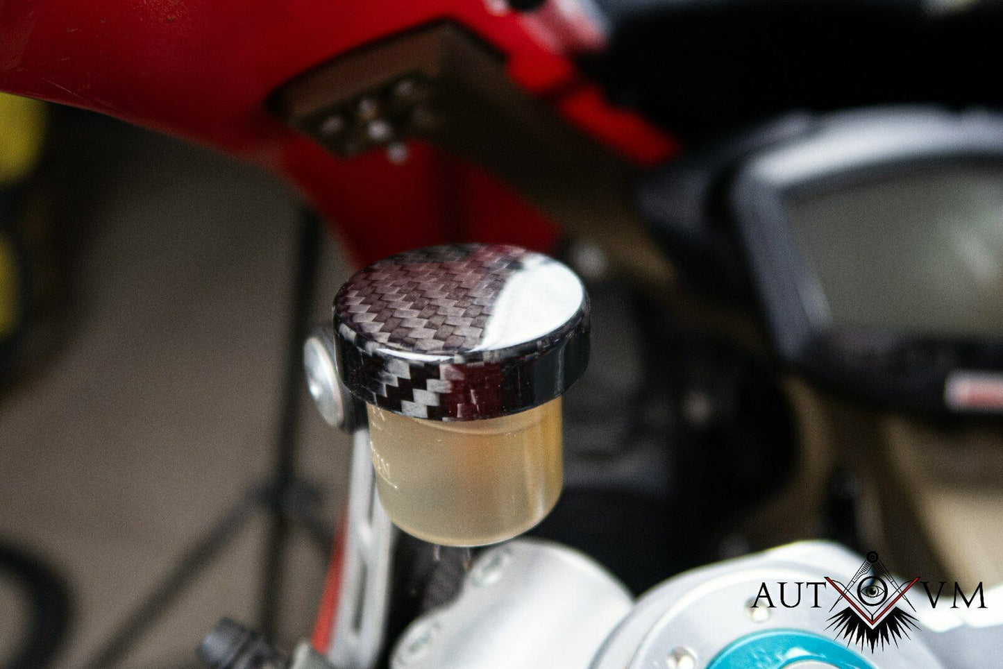 Ducati Carbon Kupplung Ausgleichsbehälter Deckel 