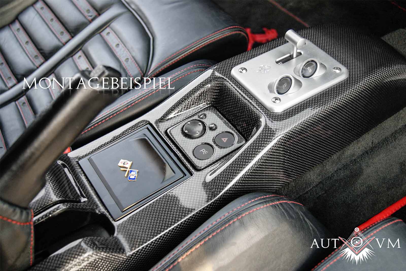 Ferrari 360 Modena & Spider carbon center console