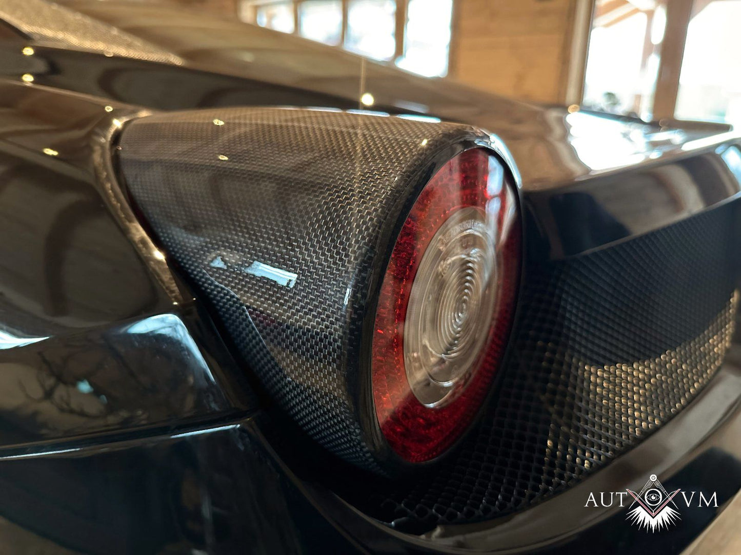 Ferrari 458 Carbon Ruecklicht Cover Abdeckung Blende 2
